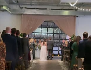 Romantic Wedding Ceremony at The Stave Room