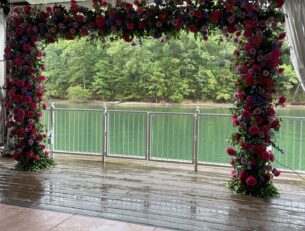 Enchanting Floral Archway: Complete Wedding Flower Packages