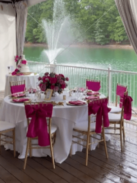 Lakeside Elegance: Fresh Flower Wedding Packages