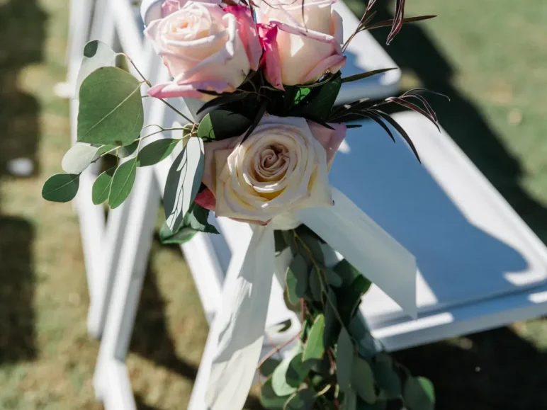 Charming Outdoor Wedding Aisle Decor